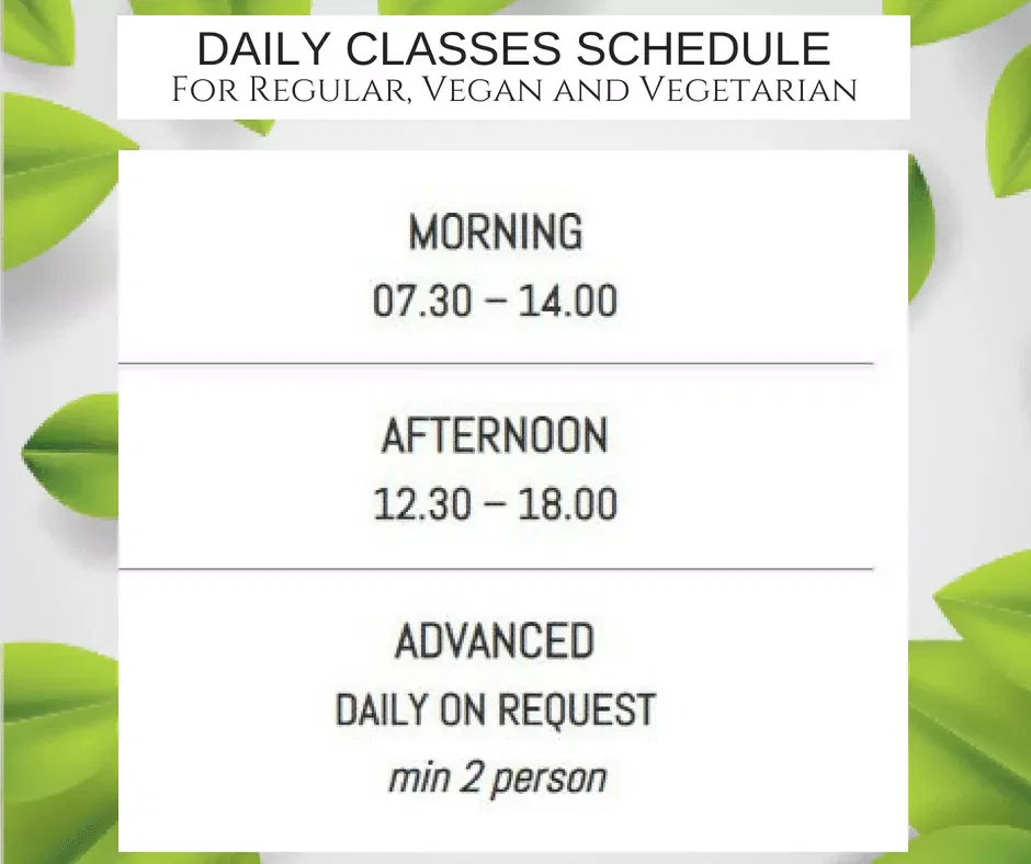 cooking class in Ubud