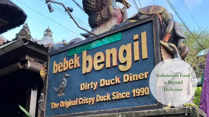 Bebek Bengil, or Dirty Duck Diner, is famous for its crispy duck dishes