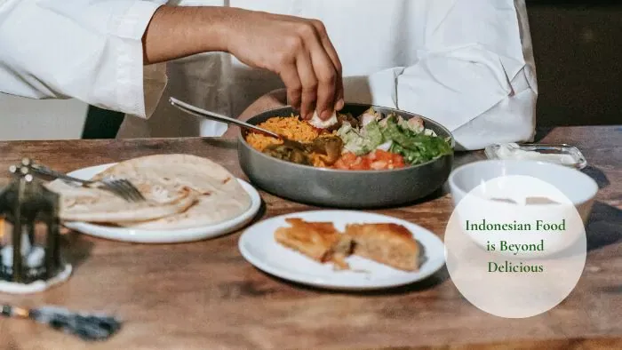 In Indonesian culture, it's common to eat with your right hand