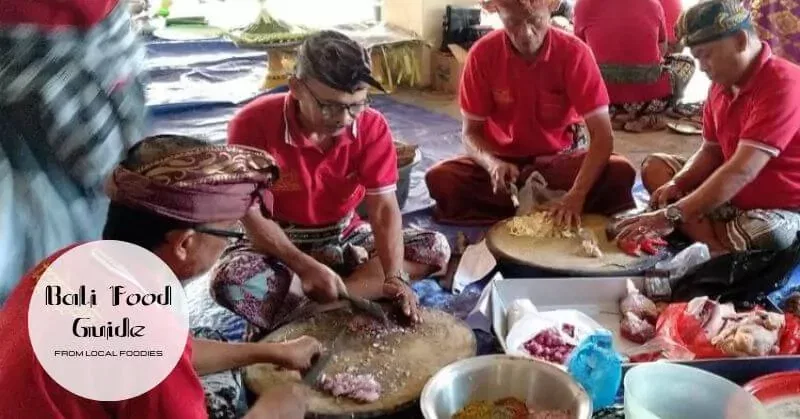 What meat do Balinese eat