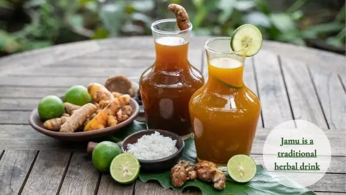 Jamu is a traditional herbal drink