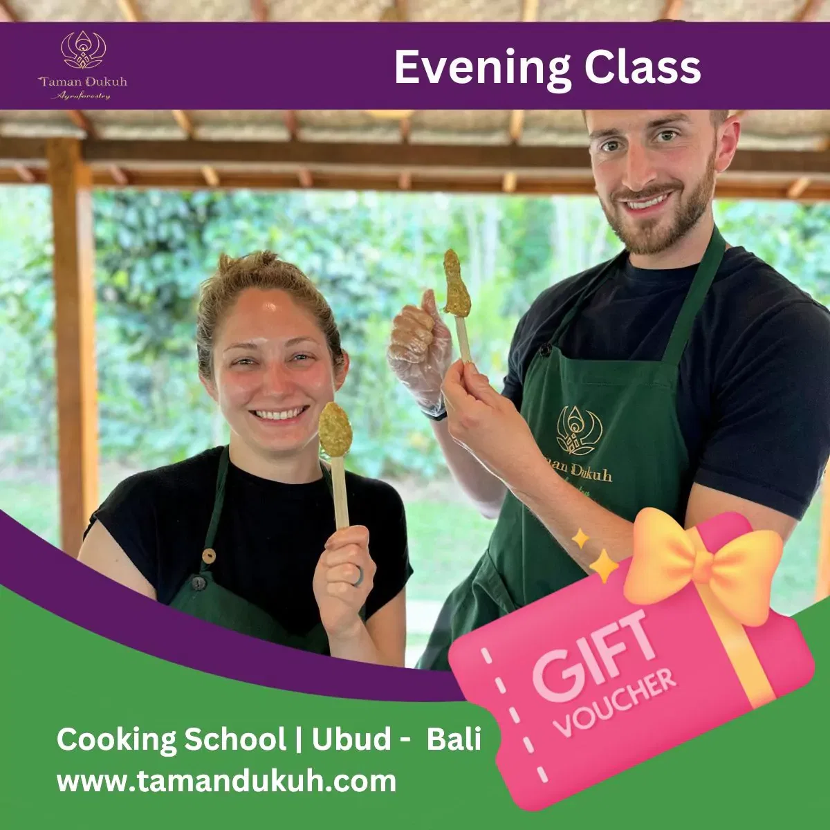 taman dukuh evening cooking class gift voucher
