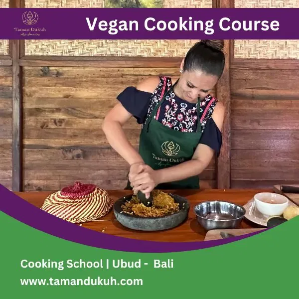 vegan cooking class in ubud bali