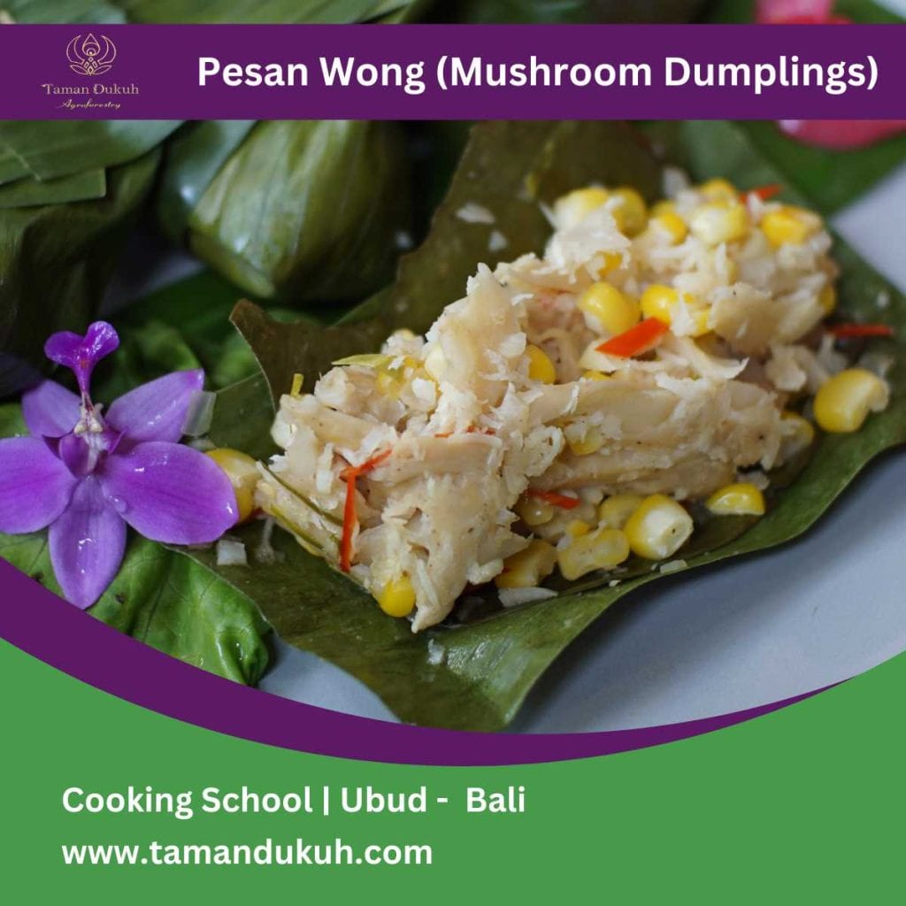 Pesan Wong - Mushroom Dumplings