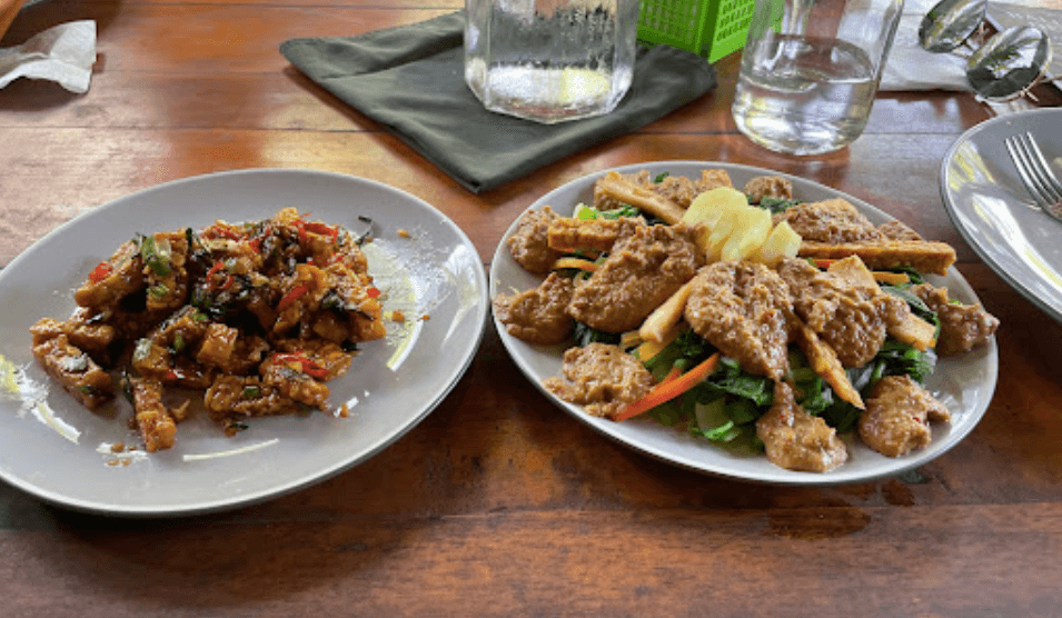 dishes made in balinese cooking class