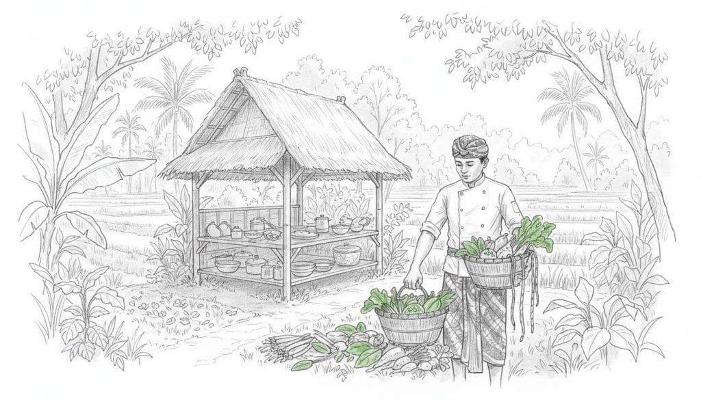taro-village-ubud-organic-farm-chef-harvesting