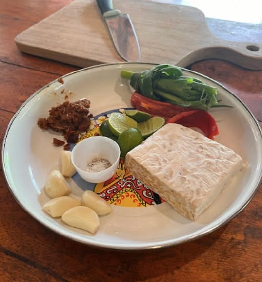 dish cooked in bali cooking class