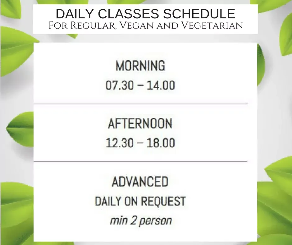 cooking class in Ubud