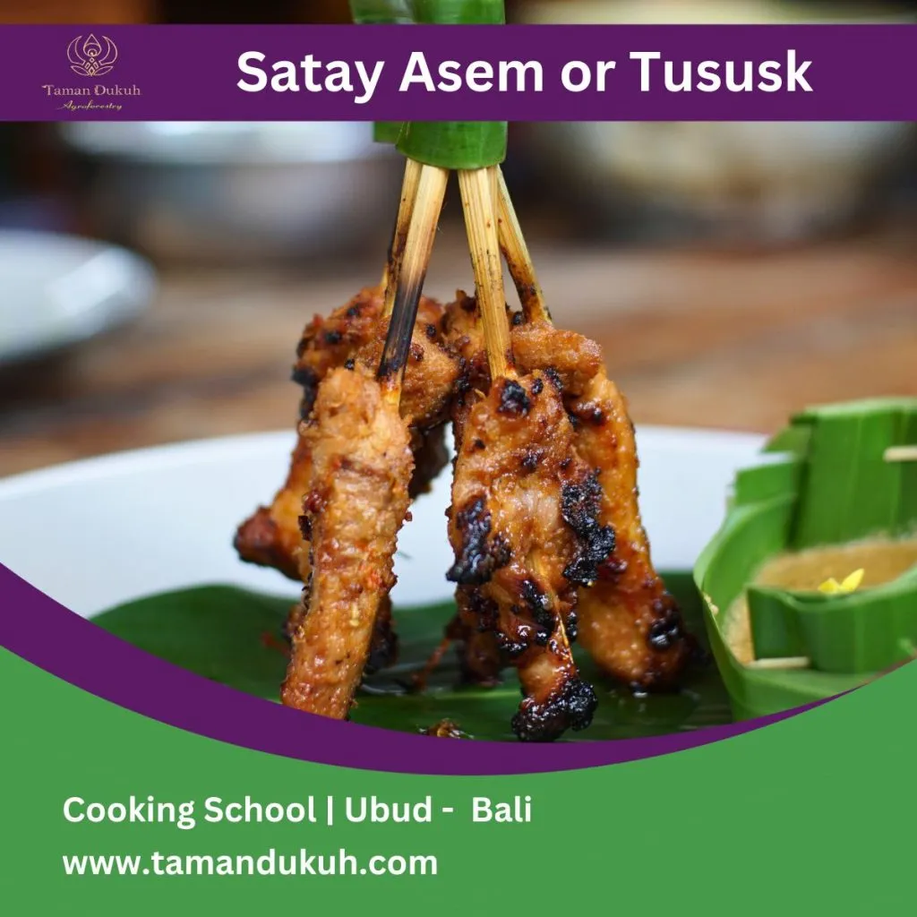 Advanced Balinese Cooking Class Ubud 60 Taman Dukuh Advanced Class Sate Tusuk