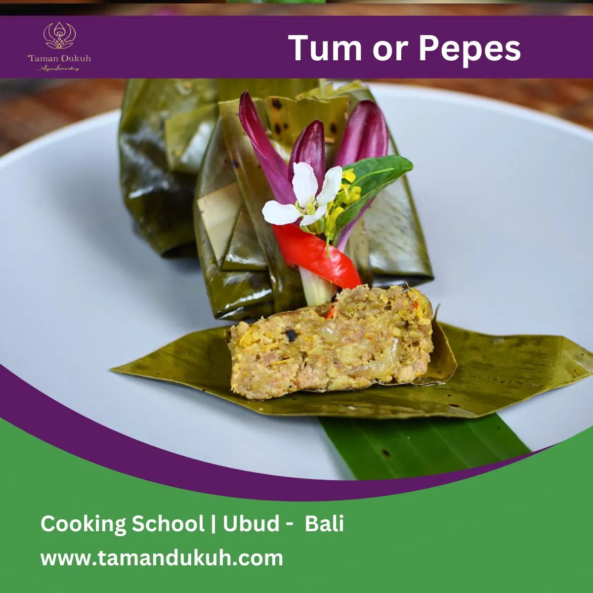 Cooking Techniques 5 Taman Dukuh Advanced Class Tum or Pepes