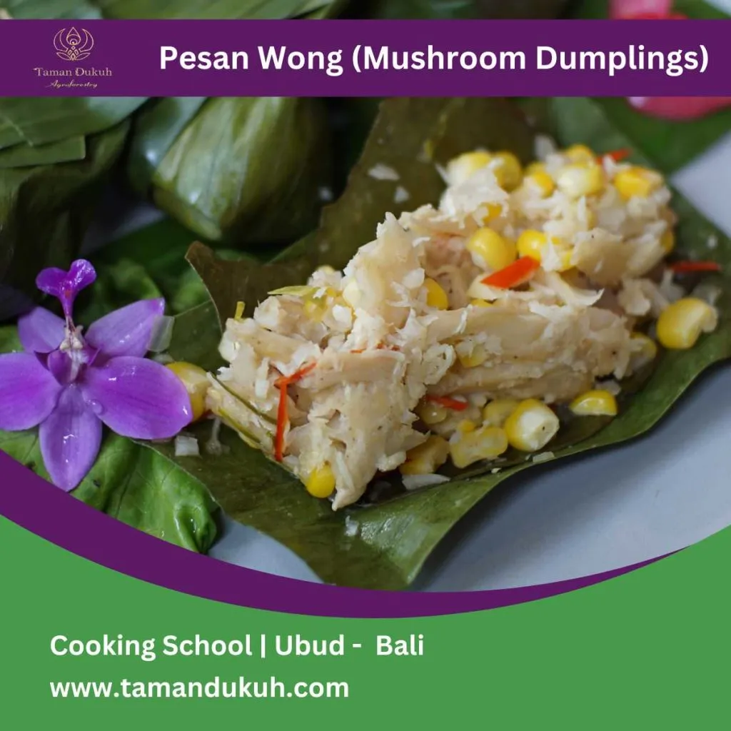 Pesan Wong - Mushroom Dumplings