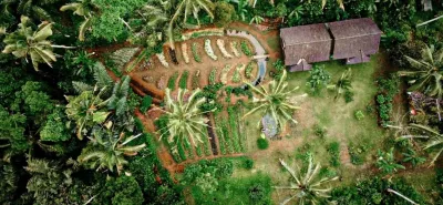 bali farm cooking from top