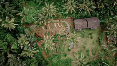 Our Organic Farm 1 bali farm cooking from top