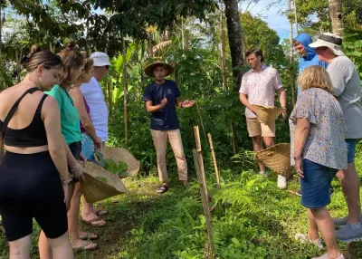 Organic Farm Tour at Taman Dukuh Bali Farm Cooking School
