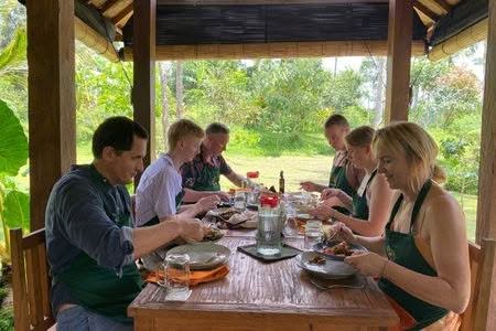 Corporate Team Building Cooking 7 dinner on an organic farm