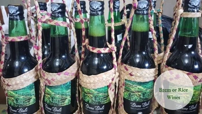 Brem or Rice Wines
