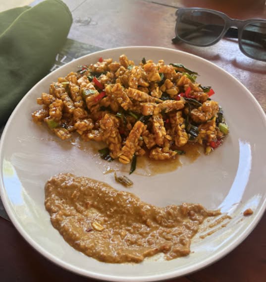 What you'll Learn in a Balinese Cooking Class? 2 A dish made by students in bali cooking class